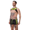 Barcode Berlin Short Byron Laboratory Noir-Jaune fluo